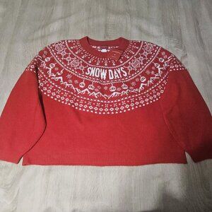Target Wondershop Womens Size Xl Snow Days Ski Ugly Christmas Sweater Nwt